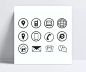 名片小图标图片|地址,手机,传真,互联网,电话,微信,免费png素材,png图片素材,电话地址,免抠元素
