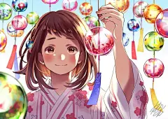 动漫壁纸【风铃女孩】