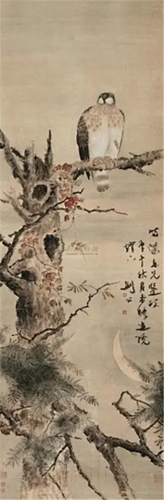 　高剑父（1879—1951）是岭南画派的创始人之一。他本名麟，后易作崙，字爵廷，别署老剑，剑庐等，广东番禺人。光绪十八年（1892），高剑父拜于广东著名花鸟画家居廉（1828－1904）门下，开始学习花卉、草虫的画法，奠定传统国画根基。光绪二十五年（1899），再拜同门好友伍德彝为师。伍氏为晚清广州望族，其父伍延鎏亦为画家，所居万松园、镜香池馆、浮碧亭等，富藏历代名家翰墨。高氏从居廉的学习经历使其熟练地掌握了自清初恽南田以来的没骨花卉画法，从伍德彝游则得以遍览伍氏家藏历代名家翰墨，因而画艺猛进。
　　但