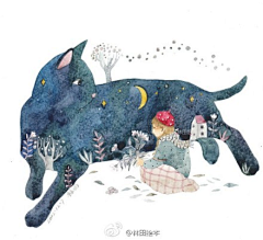 时光投影采集到儿童人物插画