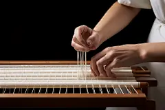 秋季冬季秋冬氛围织毛衣摄影图