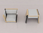 REVER - Reversible Furniture : Furniture piece that allows switching between functions just by rotating the object. In one way, works as low armchair, and in the other, works as a bench. Being an armchair, can be used in a living room, with a center table