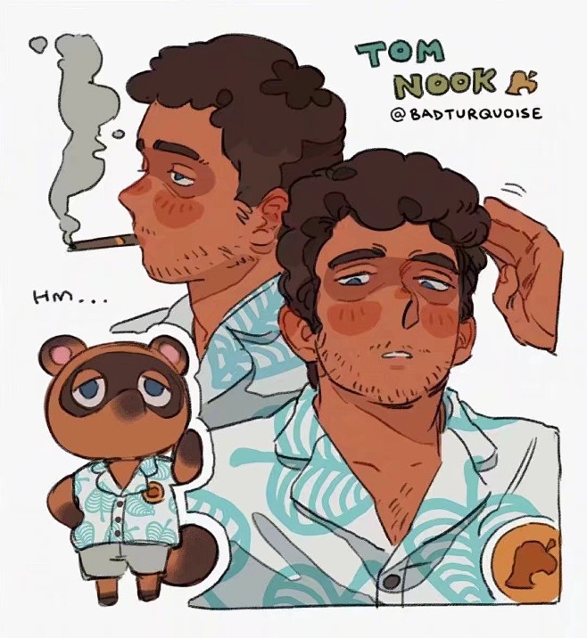 #动物之森拟人化# Artist：Tea...