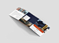 建筑行业产品介绍三折页模板素材下载Brochure Factory Tri Fold Square插图(2)
