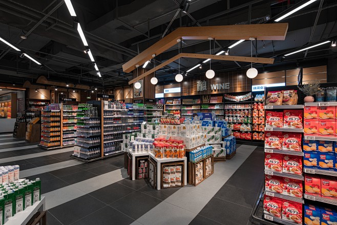 超市饮品区设计