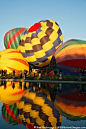 Hot air balloons at the Fountain Hills Great Fair, Fountain Hills, Arizona