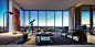 tower panorama Interior architecture apartments luxury vilnius rendering visualisation penthouse