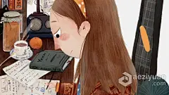 绘画教程 柚子儿童插画商业插画视频教程中文教程  AE资源素材社区 www.aeziyuan.com