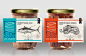 CarneDiMare, label design for fish in the jar : CarneDiMare, label design for fish in the jar