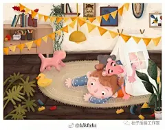 七月份开课的暑期班…经过这几个月的学习终于毕业啦！
结课作业都是第一次创作场景…交了份满意的答卷！
以后在微信打卡团练群一定会有你们更好的作品！
O『暑期数码板绘网络班』学员结课作品展！
#柚子插画# ​​​​