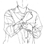 #SAI资源库# 动漫西装男性的动态&衣服褶皱，记住是顺着衣服形状的走向画褶皱哒！自己借鉴，转需~