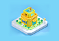 isometric kakao : isometric sns town ver 01.Kakao