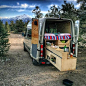 Get busy cooking breakfast in nature with a pull out kitchen! : @kris_lunning: 