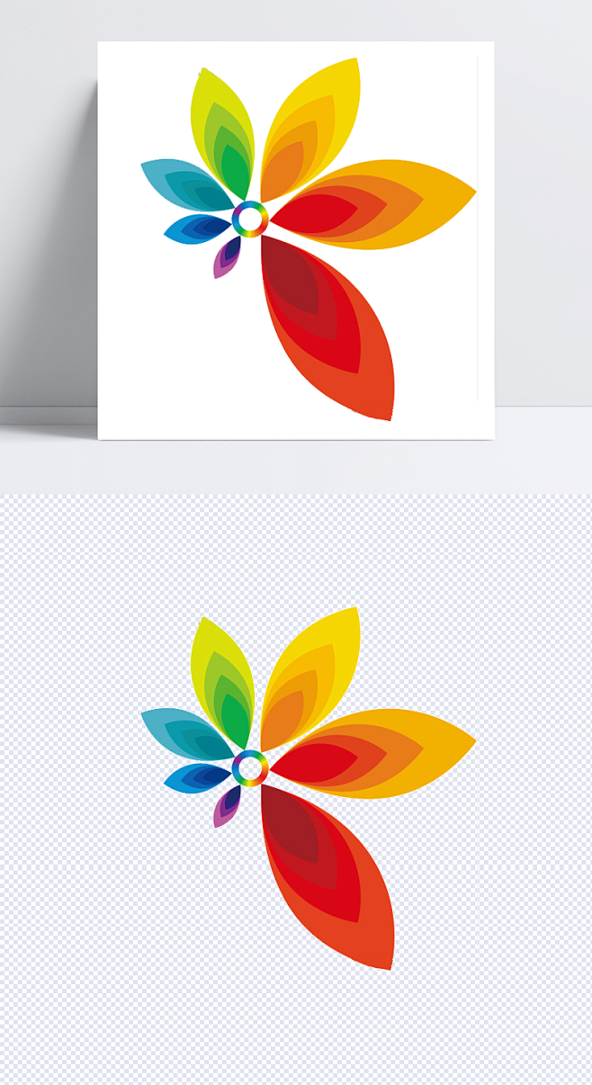七色花logo|七色花,元素,多彩,LOGO,logo设计师,logo配色,LOGO欣赏,图标元素,设计元素