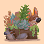 Ninja Squirrel , Lynn Chen : Late night doodle