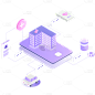 2.5D-扁平大数据医疗场景-SVG8
