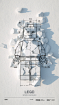 乐高 lego 三维 C4D 模型