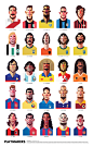 Playmakers Illustration Series – The Most Gifted Players from World Football