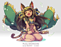 puzzle and dragons - Bastet, Skyfire (HUOHUO) : puzzle and dragons - Bastet by Skyfire (HUOHUO) on ArtStation.