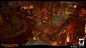 Inferno Vault, John Stamos : For Inferno Vault, I was responsible for asset creation, world building, lighting and optimization. My main focus was developing the look for the metal/mechanical features for this level as well as designing the final boss roo