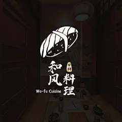 黑金高级感餐饮美食日式料理大众点评抖音团购店铺logo店标入口图头像