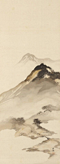 Odake Chikuha, 1878-1936 | Mountain Landscape with Bridge.  Oni Zazen Collection: 