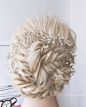 Ulyana Aster Romantic Long Bridal Wedding Hairstyles_23 ❤ See more: <a href="http://www.deerpearlflowers.com/romantic-bridal-wedding-hairstyles/" rel="nofollow" target="_blank">www.deerpearlflow...</a>