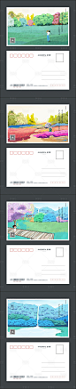 插画明信片-源文件