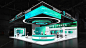银行展台,3D展模网