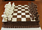 Chess board cake