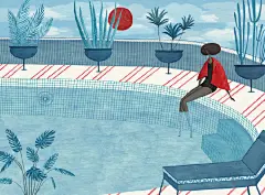 插画家Rosanna Tasker创作的日常生活系列插画具备非常强的个人色彩，这些图像主要以女性故事为背景，画风是梦幻般的。官网戳→O网页链接

#插画# #遇见艺术# #手绘# ​​​​