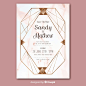 Wedding invitation template