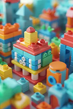 拼装积木互动游戏玩具