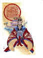 隋炀帝彩图