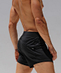 TWELVE BLACK : RUFSKIN Men's Twelve Stretch Nylon Sports Shorts