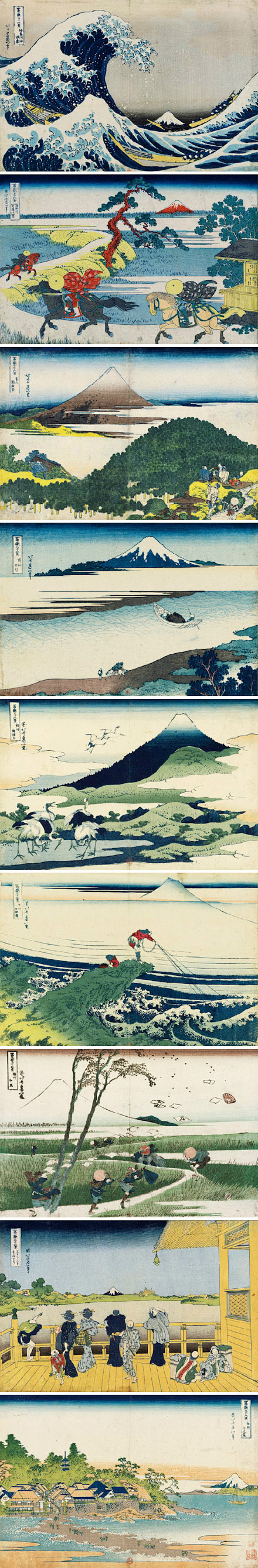 富士山——日本浮世绘画家葛饰北斋（176...