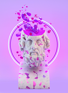 蜜逃℃采集到C4D-三维立体