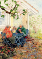 Inge Look芬兰—快乐的老奶奶 生动温馨的手绘，快乐是最好的保健品。_恩赞De阿卡娜色擦_新浪轻博客_Qing|轻松分享你的兴趣