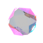 潮流酸性3D立体透明水晶玻璃质感几何图形图案PNG62