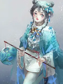【中国茶拟人•小青柑•古风插画】 - 小红书