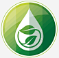 矢量绿色环保标志 https://88ICON.com 绿色 标志 树叶 水滴 矢量环保标志 卡通 手绘 环保标志免扣PNG图 环保标志PNG矢量图 环保标志