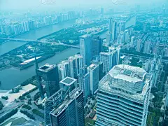 都市风景,珀尔里福,广州,广东省,水,水平画幅,高视角,无人,户外,现代
