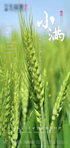 地产小满海报-设计素材-shejisc.cn