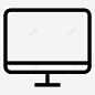 电脑桌面显示器图标 UI图标 设计图片 免费下载 页面网页 平面电商 创意素材