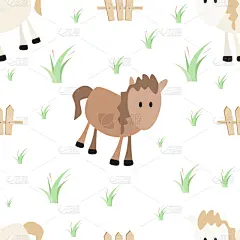 四方连续纹样,农场,可爱的,纺织品,有机农庄,环境保护,壁纸,手,动物,儿童
