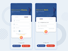 北冥有鱼VIP采集到Sign Up Page