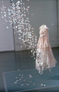 Su Blackwell’s stunningly exquisite paper dress installation, While You Were Sleeping