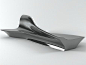 tallixartfoundry hadid Bench 3d model | Zaha Hadid: 