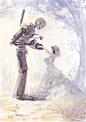 【纯洁的少女】婚纱特辑 : “婚纱”是新娘的象征。很多人都曾憧憬那洁白无瑕的婚纱吧。现在，说到婚纱通常想到的都是白色。但是这个白色婚纱这个印象真正人心，则是在1840年英国的维多利亚女王身穿纯白的婚纱举办婚礼之后。从此，纯白色的婚纱不仅成为了英国国内新娘们憧憬的礼服，欧洲和亚洲地区的新娘们也都非常憧憬。
这次就为大家送上角色们身穿洁白美丽的婚纱的插画作品特辑。
