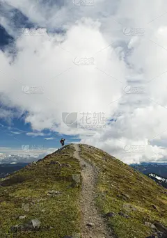 在上面,mt baker-snoqualmie national forest,贝克尔山,冰镐,国家休闲区,垂直画幅,美,雪,无人,努力
